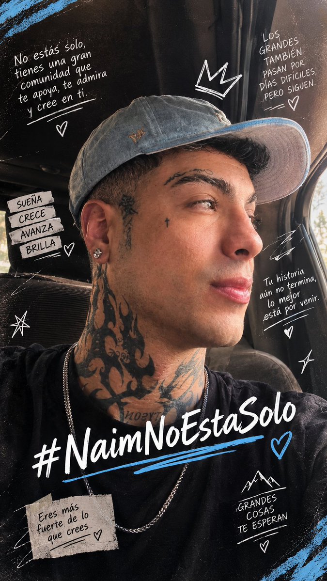 DanielaVlascof's tweet photo. Hay momentos en los que simplemente saber que alguien está ahí hace toda la diferencia. Naim, estamos contigo.

#NaimNoEstaSolo https://t.co/bGZCBb03J5