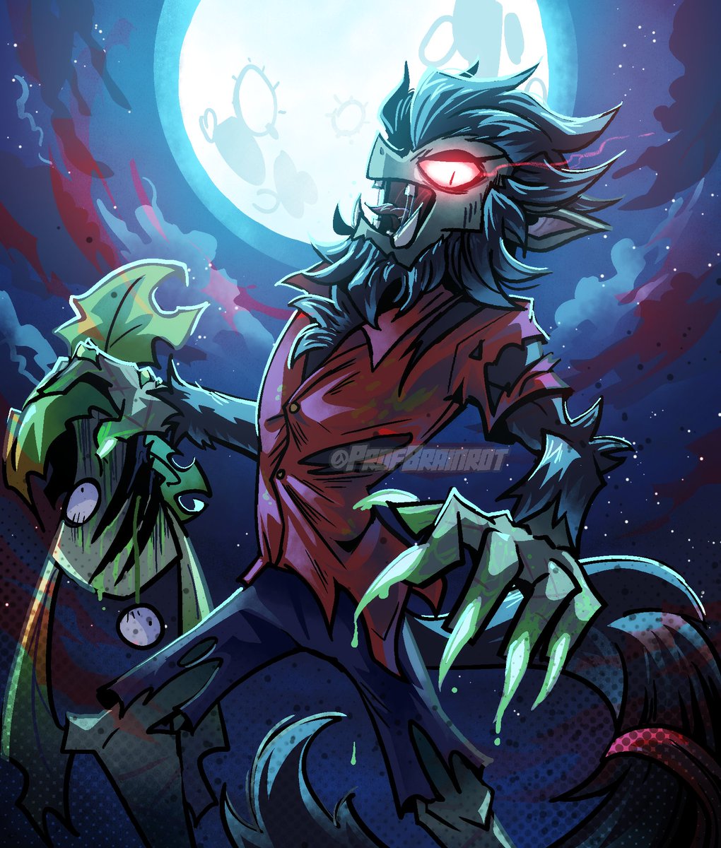 Profbrainrot's tweet photo. plantsvszombies2 chinese version pvz2c new character werewolf zombie furry brute dog wolf non-human undead fanart #pvz #plantsvszombies https://t.co/LWHRzgeMEW