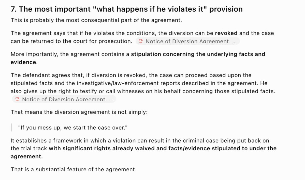 SassySouthBlond's tweet photo. Bigger than that Adian Nicholas Thompson  is walking a tightrope with Shawnee County, Kansas. if he so much as comes into contact with law enforcement or something is filed against him... his entire case is slapped against him in criminal court with his FELONY drug and weapons convictions. He signed what is know as a Diversion Agreement. So if he does doxx someone like a victim and they contact law enforcement, he is in big big trouble with his previous case. You can log onto the portal https://t.co/qPgY0jRg0q to read his diversion agreement and it is pretty straight forward. He can get felony drug and weapons convictions applied if he violates the agreement. 

In plain English: Thompson was accused of possessing a narcotic drug, possessing drug paraphernalia for personal use, and committing a weapons offense tied to alleged controlled substance addiction. The underlying conduct allegedly occurred in November 2024. The criminal case proceeded in 2026, including an arrest warrant and new bond. Rather than taking the case to trial, Thompson applied for and was approved for pretrial diversion. He entered a 24 month diversion agreement requiring drug and alcohol treatment, drug testing, no alcohol or illicit drugs, no weapons, employment or school, remaining in Kansas absent permission, payment of fees, and compliance with various other conditions. If he completes diversion successfully, the pending case is to be dismissed with prejudice. If he violates the agreement, the State can seek to revoke diversion and return the case for prosecution under the terms and waivers contained in the agreement. He can't catch any other charges at all.