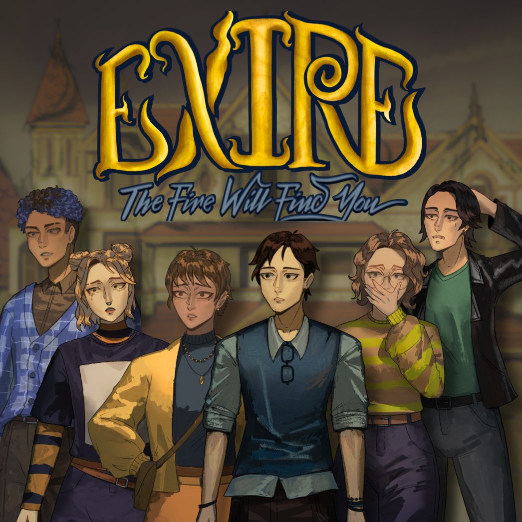 Rakumaroo's tweet photo. Spooktober Game Release!

A group of friends break into an abandoned house only to learn the rumored hauntings are true. Now, they must escape before it's too late!
But whose voice is begging you to stay? Why is it... familiar?

Exire: The Fire Will Find You is available now!⬇️⬇️ https://t.co/qewKIEQybN
