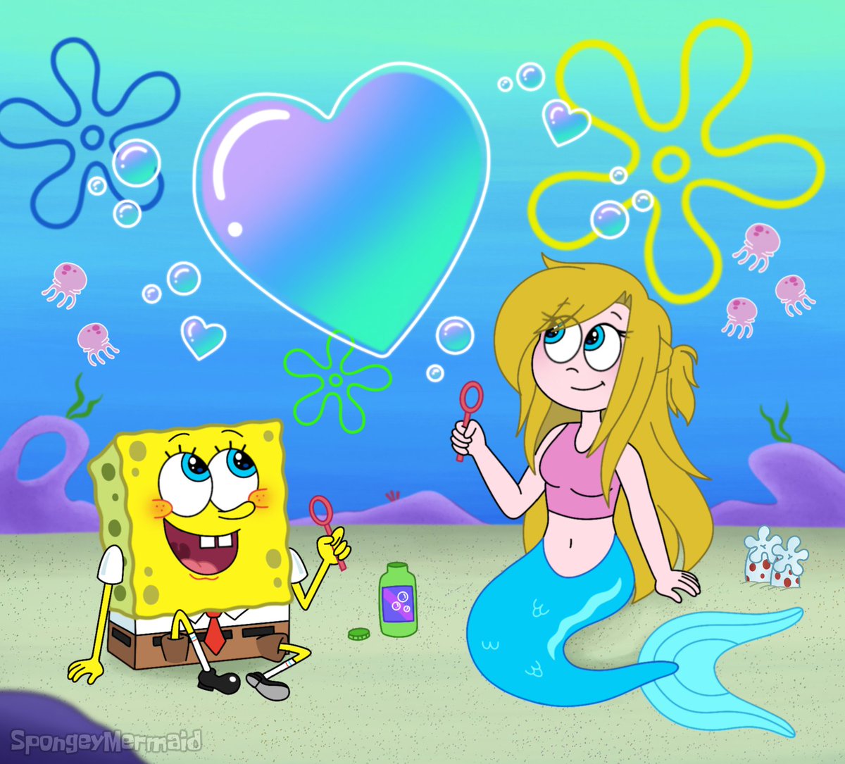 SpongeyMermaid's tweet photo. 🌊🍍🫧💖🧽💖🫧🍍🌊

Hello and welcome to my page! I'm a sharing SpongeBob selfshipper and I have been selfshipping with him since 2012! 💛💕

🌊🍍🫧💖🧽💖🫧🍍🌊 https://t.co/IHlv2TmTzG