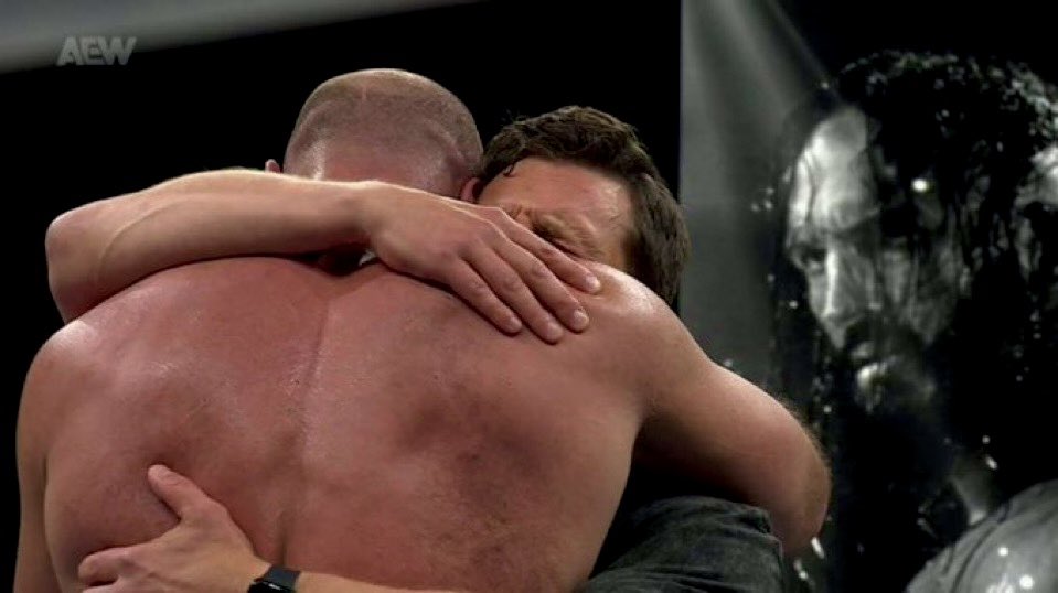7700saint's tweet photo. This shot. PAC being the thing to reunite Danielson and Mox is unbelievable. I can’t believe this is real https://t.co/Ruzncxzhsz