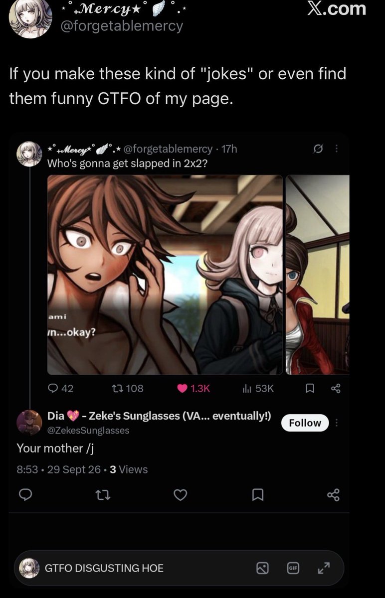 wardenhardass's tweet photo. @fIoralpink op made a call-out post because my fiancé made a yo mama joke 😭😭😭 https://t.co/rWE1qJE67e