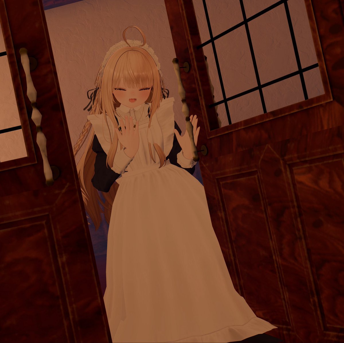 lkcha_vr's tweet photo. 本日Wiegeのお屋敷ございます 🪶

招待状が届いていない方もご安心ください
当お屋敷は、【当日リクイン】も行っておりますよ𓂃 𓈒𓏸

お坊ちゃま、お嬢様へ御本をお読みできること、心待ちにしておりました

ぜひご帰宅くださいませ https://t.co/Bq6PaG9Gop