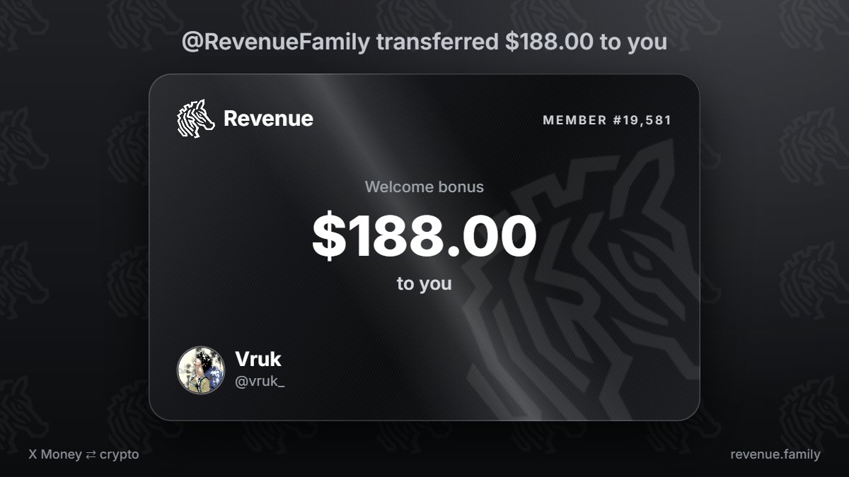 vruk_'s tweet photo. @RevenueFamily $188.00 on the way into my balance from @RevenueFamily https://t.co/pr97cVHjB2