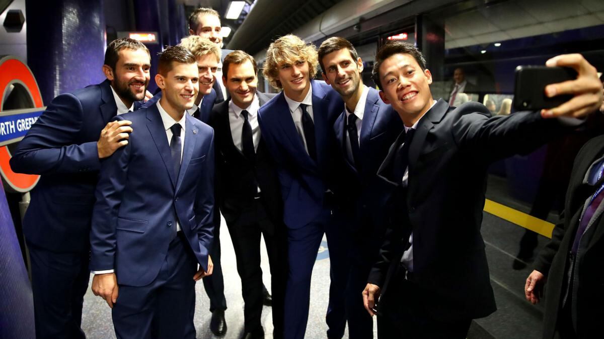 DjokovicFan_'s tweet photo. The 2018 ATP Finals group. 🤩 https://t.co/76J40SqtM2