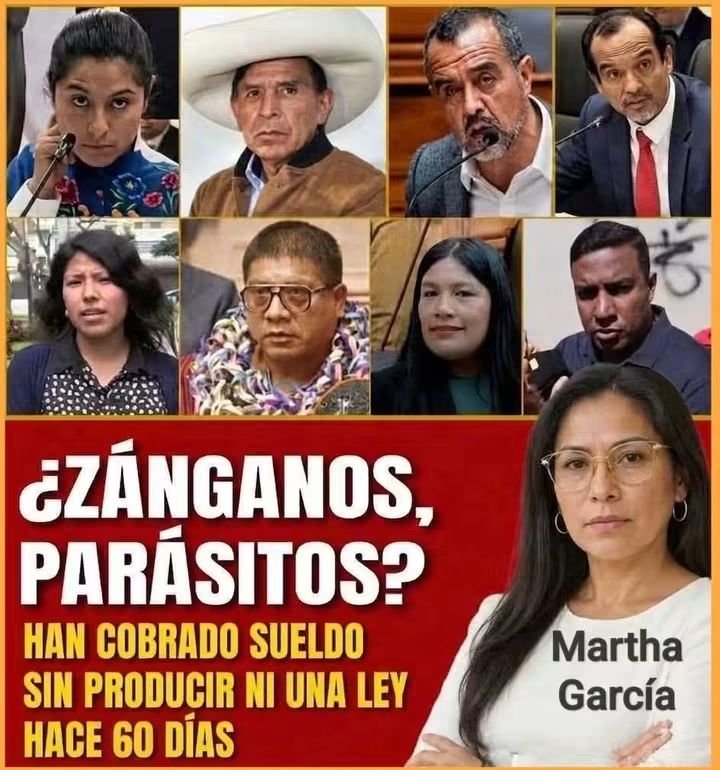ManuelLenReyes1's tweet photo. Han cobrado 2 meses sus jugosos sueldos y qué LEY q beneficien al pueblo han producido?
NADA DE NADA!.
Mismos PARÁSITOS!
DILATAN Y OBSTRJYEN!
El gobierno d Keiko NO AVANZA por culpa d éstos ineptos y ociosos!
Para eso los eligieron y pagamos, ah?.
No jodan! 💩
Mano dura Keiko 💪 https://t.co/KzJnAGu3jc