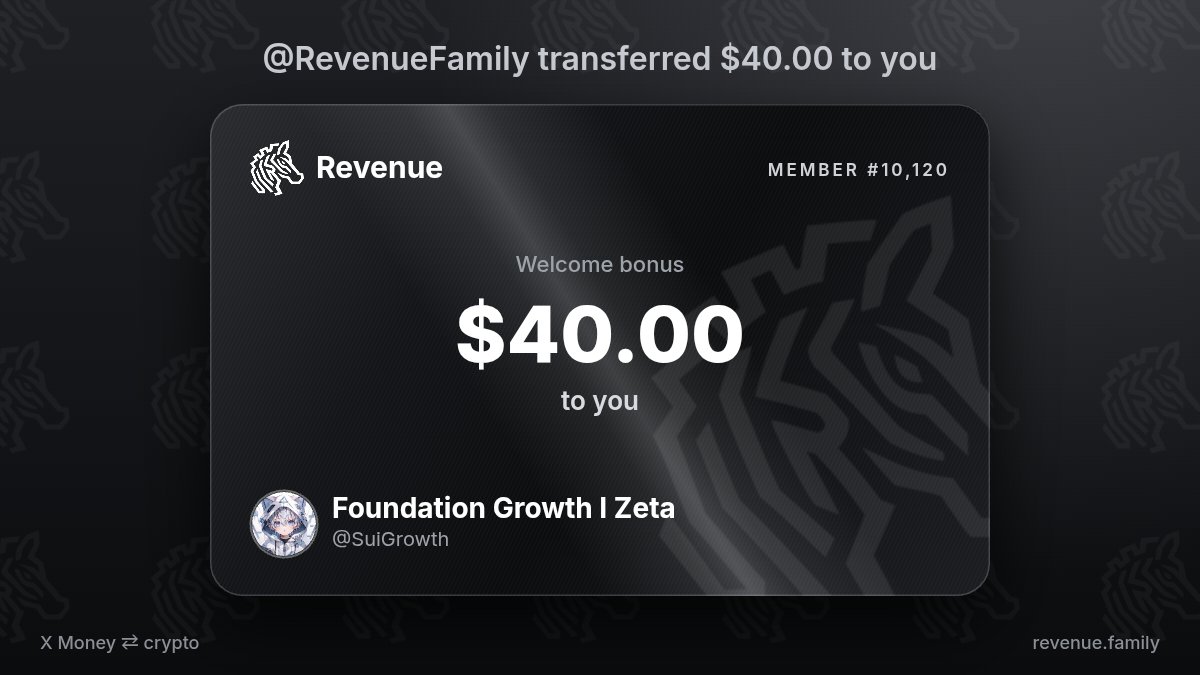 SuiGrowth's tweet photo. @RevenueFamily set aside $40.00 for me https://t.co/OPT795MAj2
