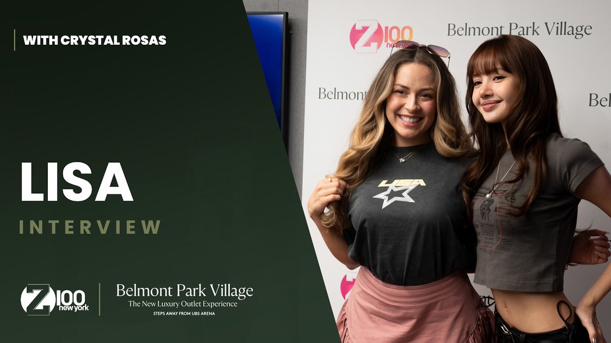 wearelloud's tweet photo. LISA Talks 'PRESS PLAY', Making History in Vegas, &amp; 10 Years of BLACKPINK | Z100 New York

▶️ https://t.co/aBwYJk3RWs

#LISA #SaWaDiKa #PRESSPLAY #LISA_SaWaDiKa #LISA_PRESSPLAY https://t.co/5i0zdU5Aui