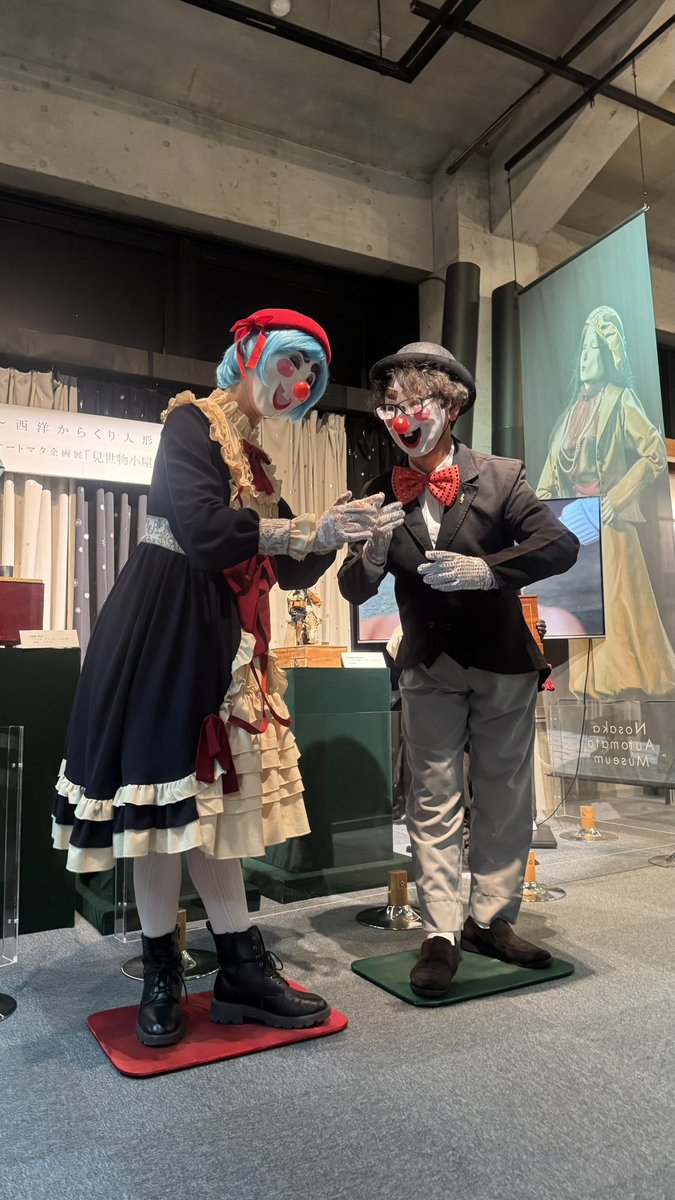doremifa_kk's tweet photo. 10月3・4日は野坂オートマタ美術館でお会いしましょう🥰

【野坂オートマタ美術館】
@nosaka_automata_museum 

野坂オートマタ美術館はドレミふぁ共和国人形振りの原点なんです。
実演もありますので、お近くにお越しの際は是非オートマタの世界にふれていただきたいです✨ https://t.co/E6kCBX8iDV