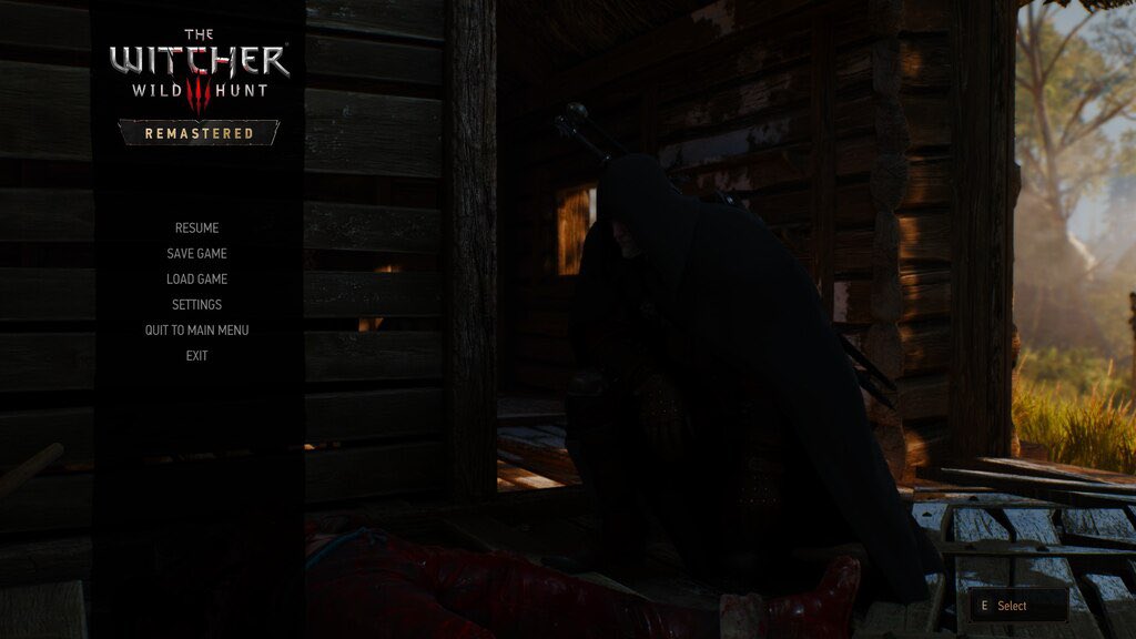 Prowlenson's tweet photo. Even just in dialogue and the damn pause menu looks amazing with the hood!!! #TheWitcher3 https://t.co/LWWpSuoZCP
