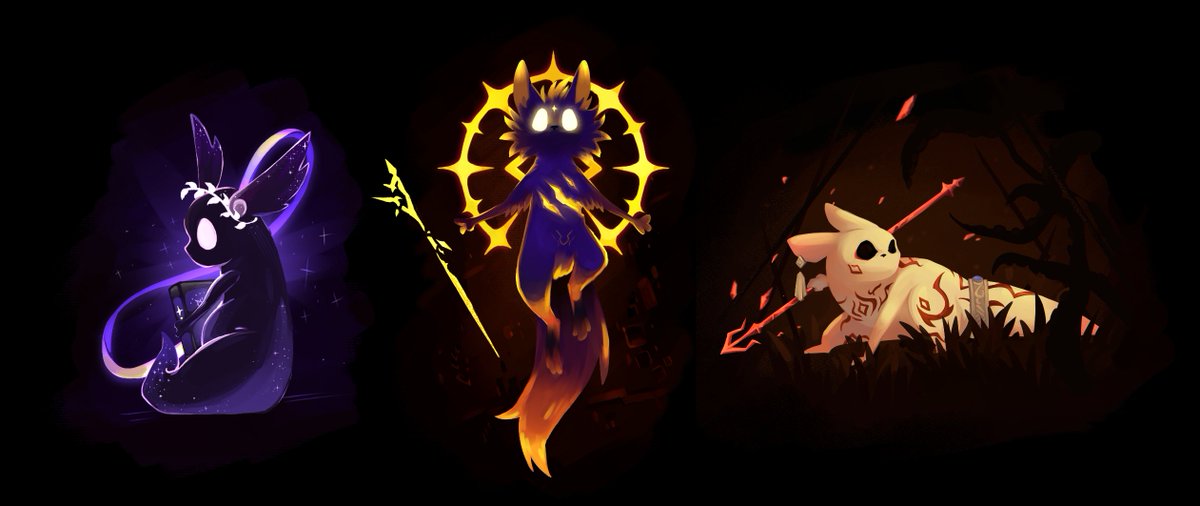 A_Setth's tweet photo. All the Chrysos heirs as Slugcats that I have done so far!! 

#HonkaiStarRail https://t.co/6aKFrbGtGk