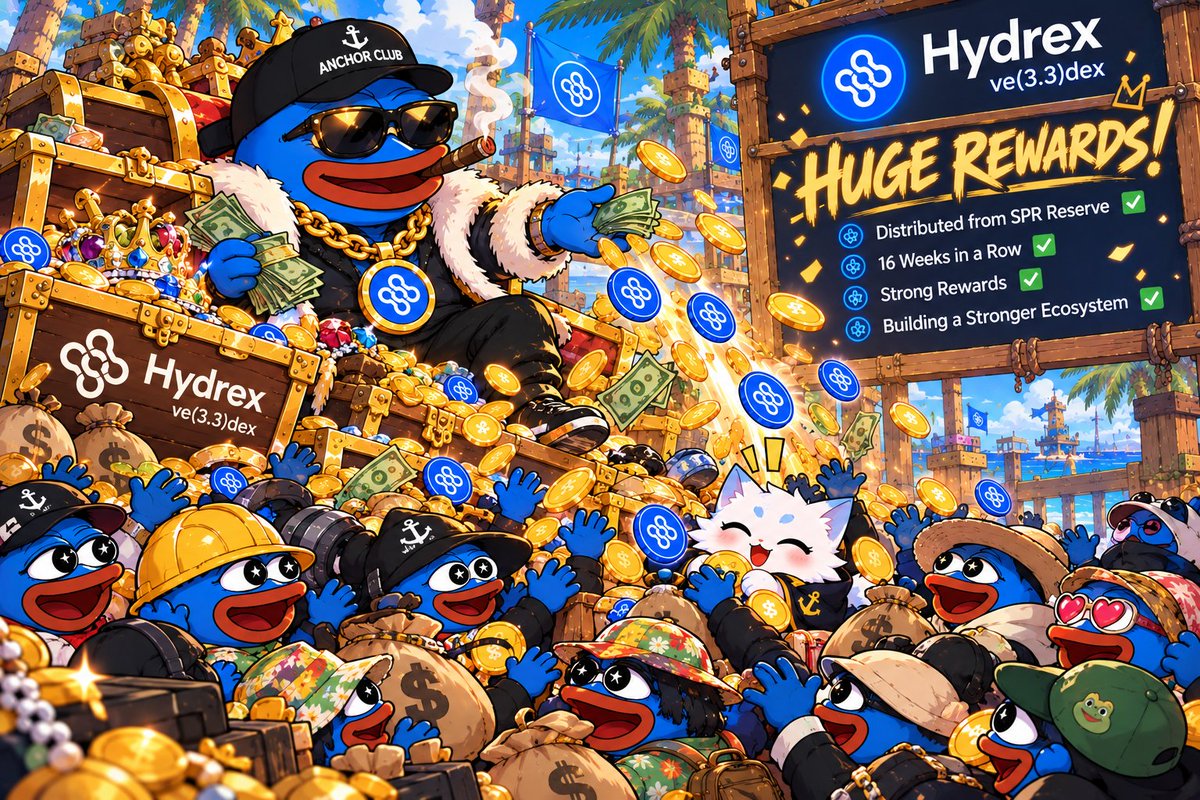 hydrexanchor's tweet photo. @HydrexFi Congrats, veHYDX holders! 🎉💙
Another juicy week.
P.S. There’s a little surprise hiding in the crowd… 👀
Can you spot it? 🐱 https://t.co/NThHVyLeXW