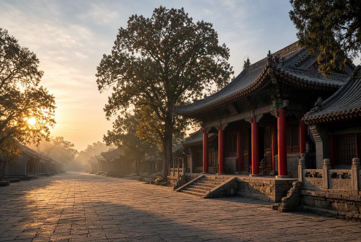 Kolin_Kim's tweet photo. 早安。今天把目光落在河北安国——保定代管的这座县级市，古称祁州，人称“药都”。
草到安国方成药，药经祁州始生香。城南药王庙的飞檐与青石板街巷里的药香，把这座华北小城养得沉静又热闹。今日晴好，大约7℃到23℃，西北风轻扫，秋日早晨正好慢慢走一走。
愿你也被一缕干净的风叫醒。
#早安 #中国县级市 #安国市