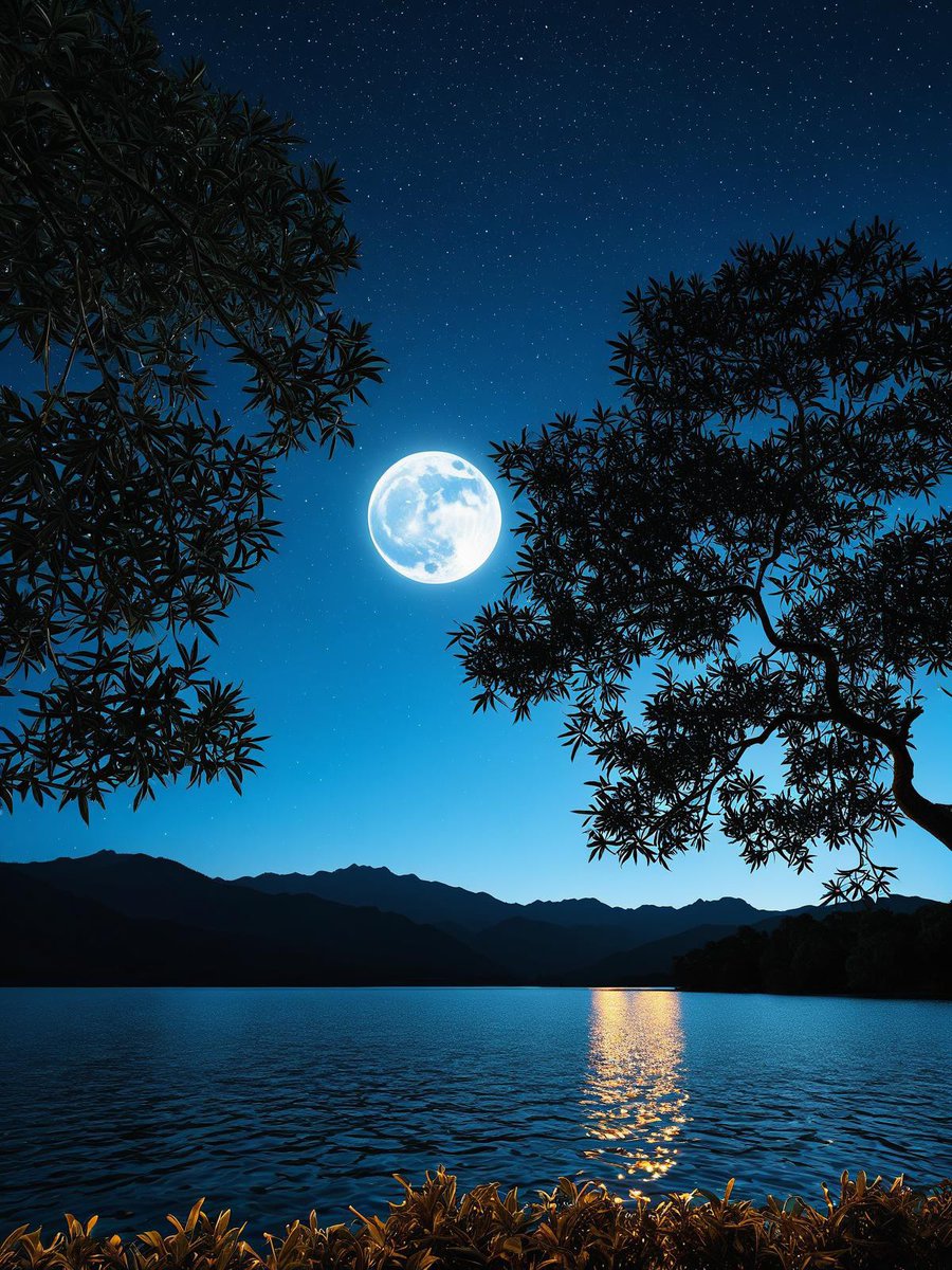 zone_mirna_29's tweet photo. [I saw the full moon rise over the ancient city wall at dawn, the moonlight pouring down like gentle water from the sky, every corner of the world seems to be carefully nourished by this soft glow.] https://t.co/RU9mqLEgTF