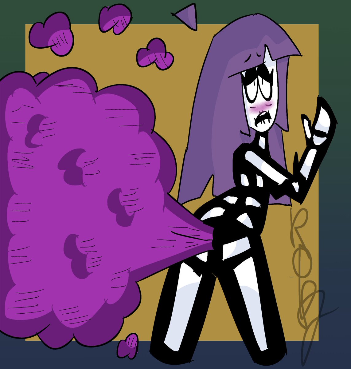 Demon11037's tweet photo. Lila farting in her skeleton costume, that's it. #fart #spookymonth #spookymonthlila https://t.co/PXAKlcq9Za