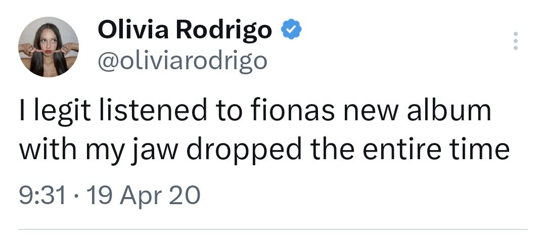 Ladyshameika's tweet photo. novo crime adicionado na lista da Olivia: ter referência que vão além do pop https://t.co/M0KOugFM0L
