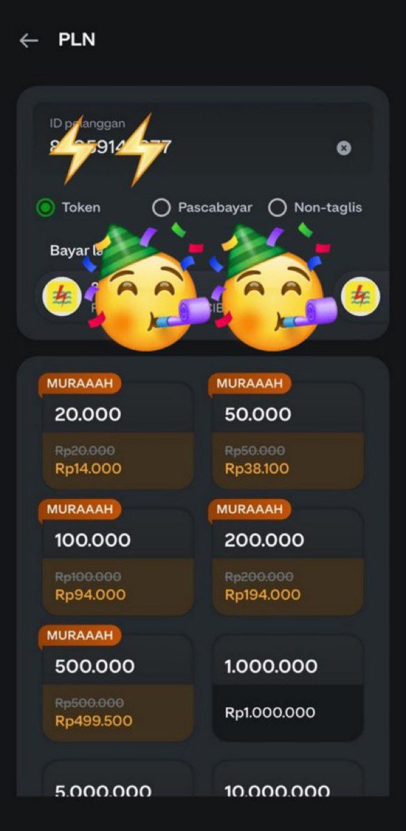 loploplx's tweet photo. Gue tipe orang yang males banget kalau beli token kena biaya admin tambahan yang bikin ngeselin. Makanya begitu liat GoPay ngasih promo token 50rb cuma bayar 40rb pas plus gratis admin, langsung auto gercep borong buat stok bulan depan wkwkkwkw #PLN50RBCUMA40RB https://t.co/JCy4dtnRy5