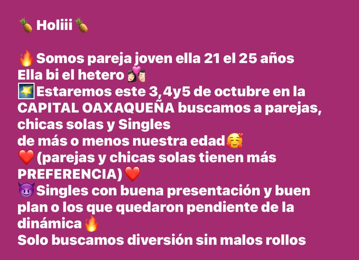 fer_lalo_swOax's tweet photo. 🍍Holiiii🍍
🙈Lean la imagen x fis🙈
🔥Imagina tenerme así como esta parejita uff🔥
🙊Pd:no buscamos modelos por qué tampoco nosotros lo somos😌

#oaxaca #OaxacaDeJuárez #parejaswinger #jovenessw #hotwife #wata #chudai #fypシ゚viral #swinger #parejasw  #cuckold #colab #contenido https://t.co/V84OjOuVRB
