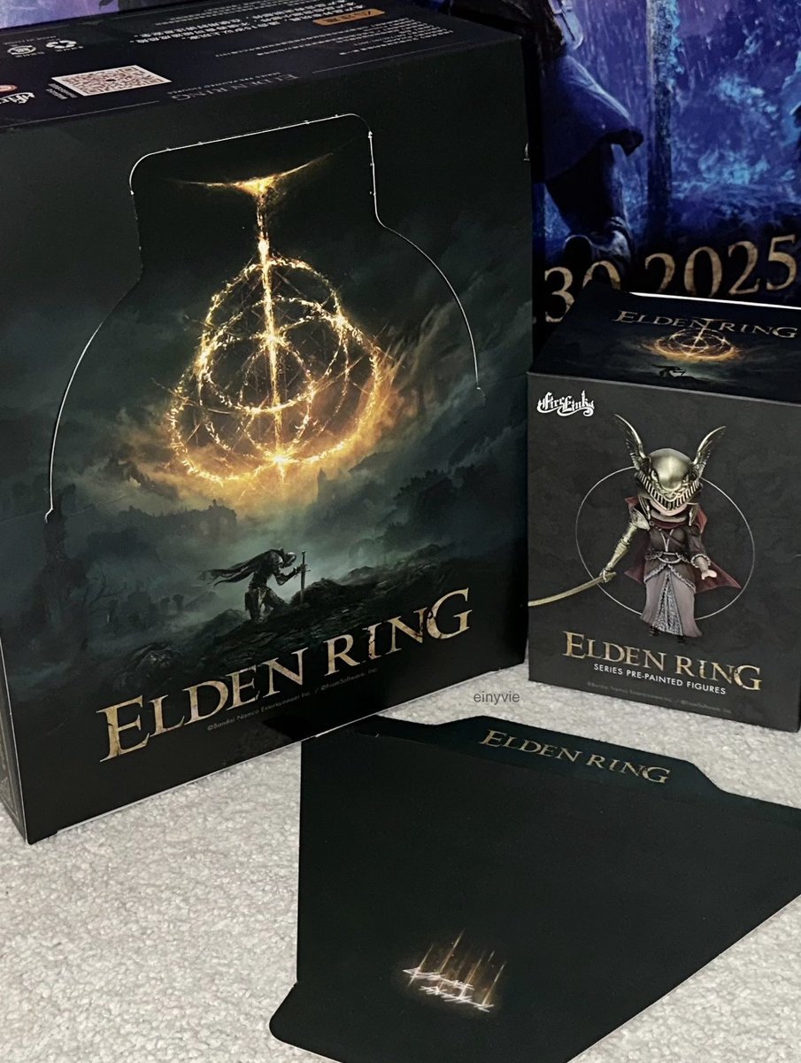 einyvie's tweet photo. my complete set of the elden ring blind boxes https://t.co/Yo5AGGA5Bs