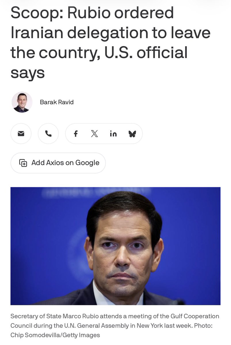Martin_Sedi's tweet photo. Rubio ordered Iranian delegation to leave the country, U.S. official says https://t.co/9TCQ9PQHKt