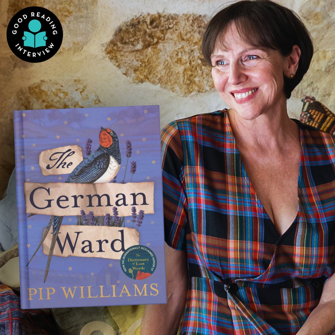 GoodReading's tweet photo. Catch our cover story with #PipWilliams on 'The German Ward,' her powerful introspection on how we view the past. @AffirmPress 

Read our full interview here: https://t.co/gv5LDmJiOL

#TheGermanWard #NewReleases #AffirmPress #SimonandSchuster #GoodReading #GoodReadingMagazine https://t.co/BPwmO5LMsB
