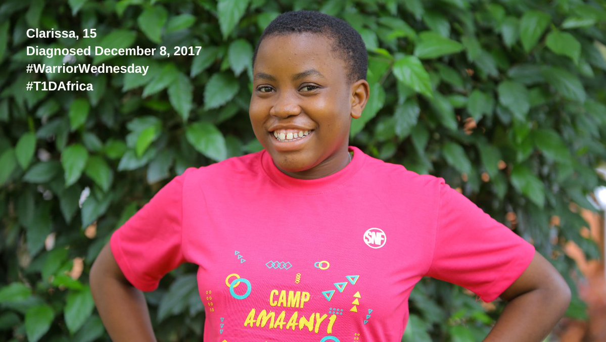 SoniaNabetaFDN's tweet photo. FACES OF TYPE ONE AFRICA this week features Clarissa, 15, who was diagnosed in December 2017. Eight months later, her twin sister Cynthia was diagnosed. Next #WarriorWednesday, we celebrate Cynthia.π #T1DAfrica #TogetherWeCan #Type1Diabetes #SNF #T1D #TypeOneNation #501c3 https://t.co/sOK652Lsvy
