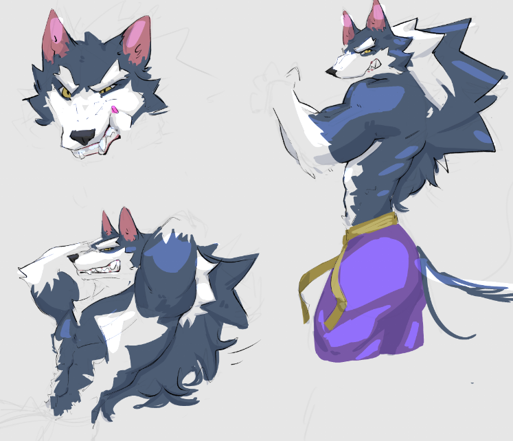 Toketoo_'s tweet photo. Wulf Talbain x3 https://t.co/vMZfgSJtEA