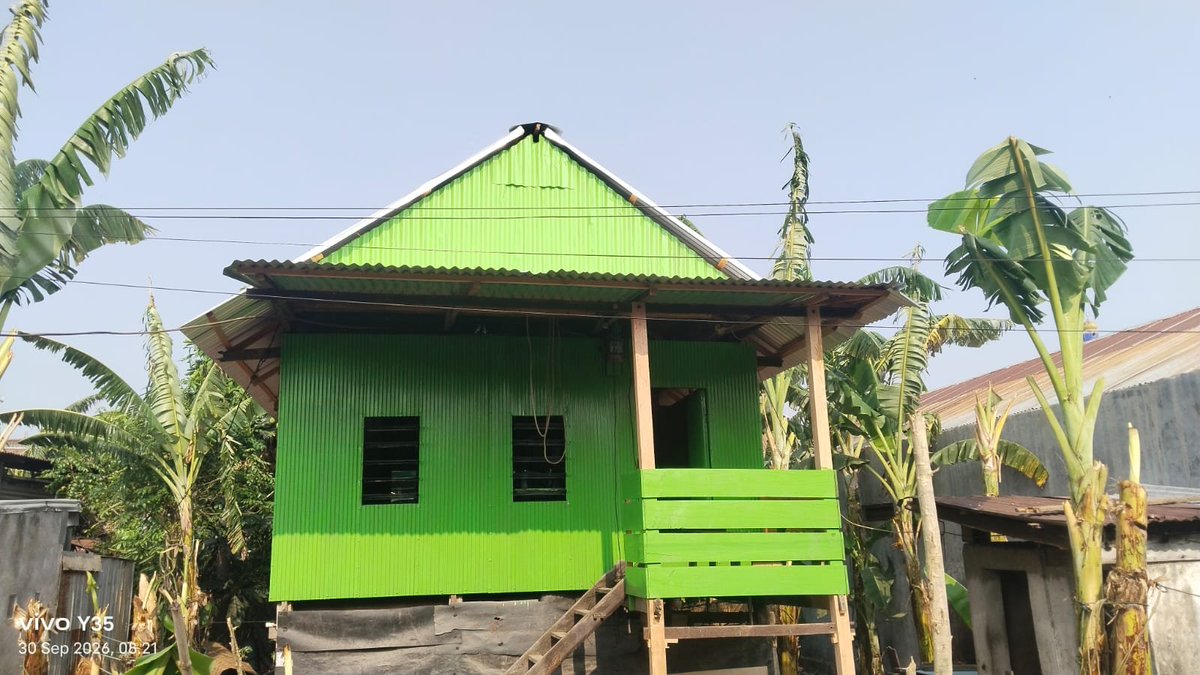 KODIM__1404_PRG's tweet photo. Kepedulian TNI terhadap kondisi masyarakat kembali diwujudkan melalui kegiatan rehabilitasi rumah warga. Personel Koramil 1404-08/Lanrisang membantu merehab rumah milik La Haling, warga Kelurahan Jaya, Kecamatan Watang Sawitto, Kabupaten Pinrang, Kamis (1/10/2026). https://t.co/PEh89vEhT9
