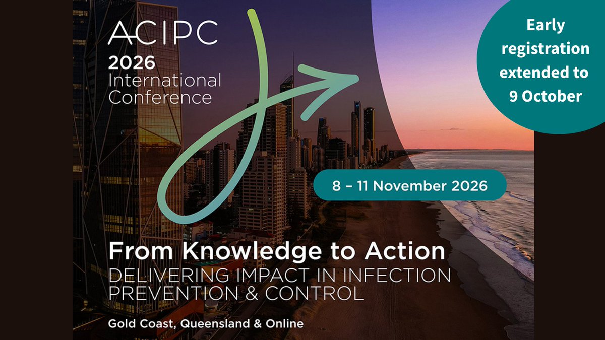 ACIPC's tweet photo. Early Registration Extended to Friday, 9 October 2026

Register Now and Save $150

For more information about registration types, pricing and how to book, please visit the conference website:

https://t.co/f7gPr210zl

#IPC #ACIPC https://t.co/jP7GGHA4DT