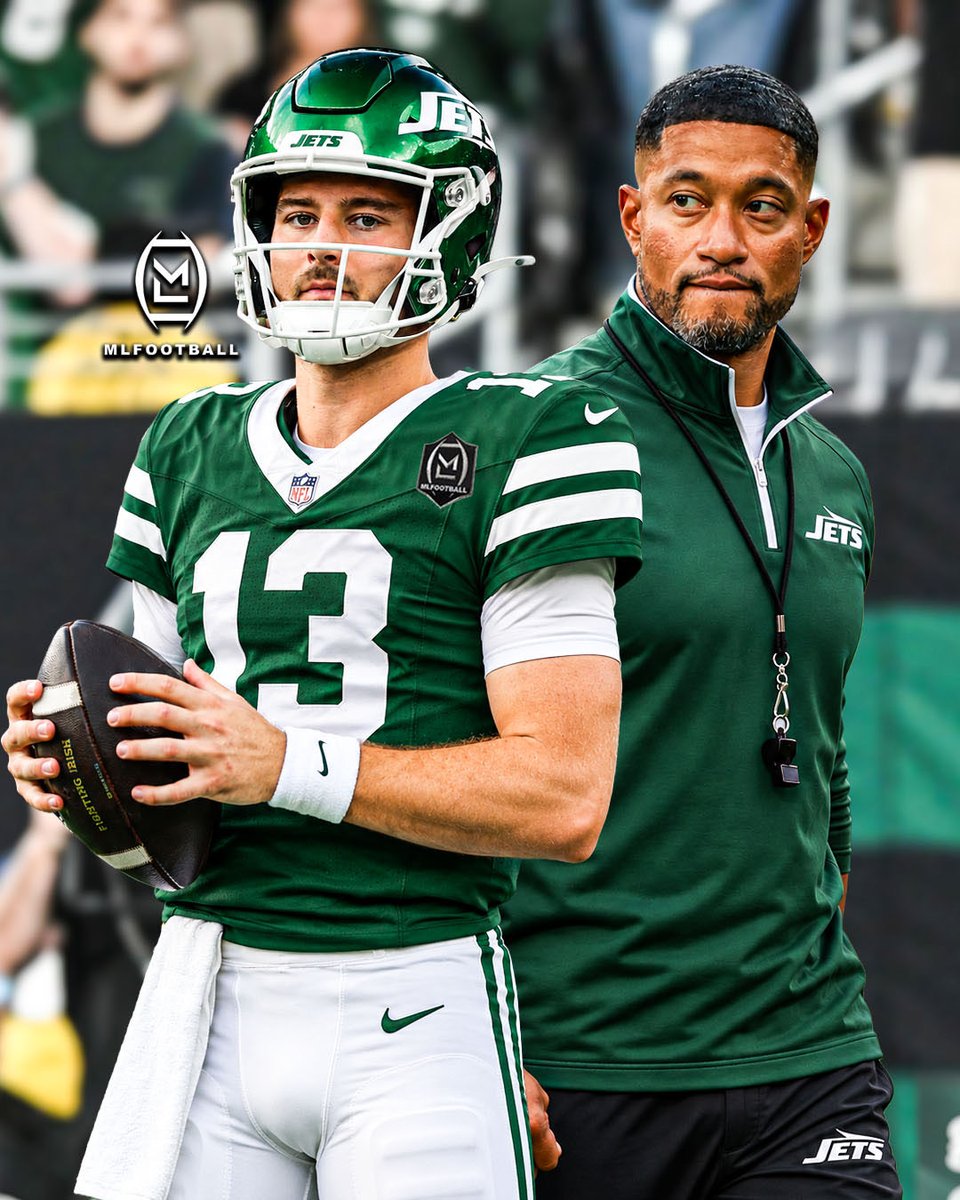 MLFootball's tweet photo. THE FUTURE OF THE NEW YORK JETS:

The #Jets could be positioned to have three top-15 picks in the upcoming #NFL Draft, giving New York enormous flexibility to reshape the franchise.

One potential path: selecting Notre Dame superstar QB CJ Carr and pursuing Fighting Irish head coach Marcus Freeman to lead the organization.

Pairing Freeman with Carr would give New York a coach-quarterback combination already familiar with each other, while the Jets’ collection of premium draft capital over the next several years could provide the foundation for a complete rebuild.

A potentially franchise-altering offseason in New York.

👀👀👀