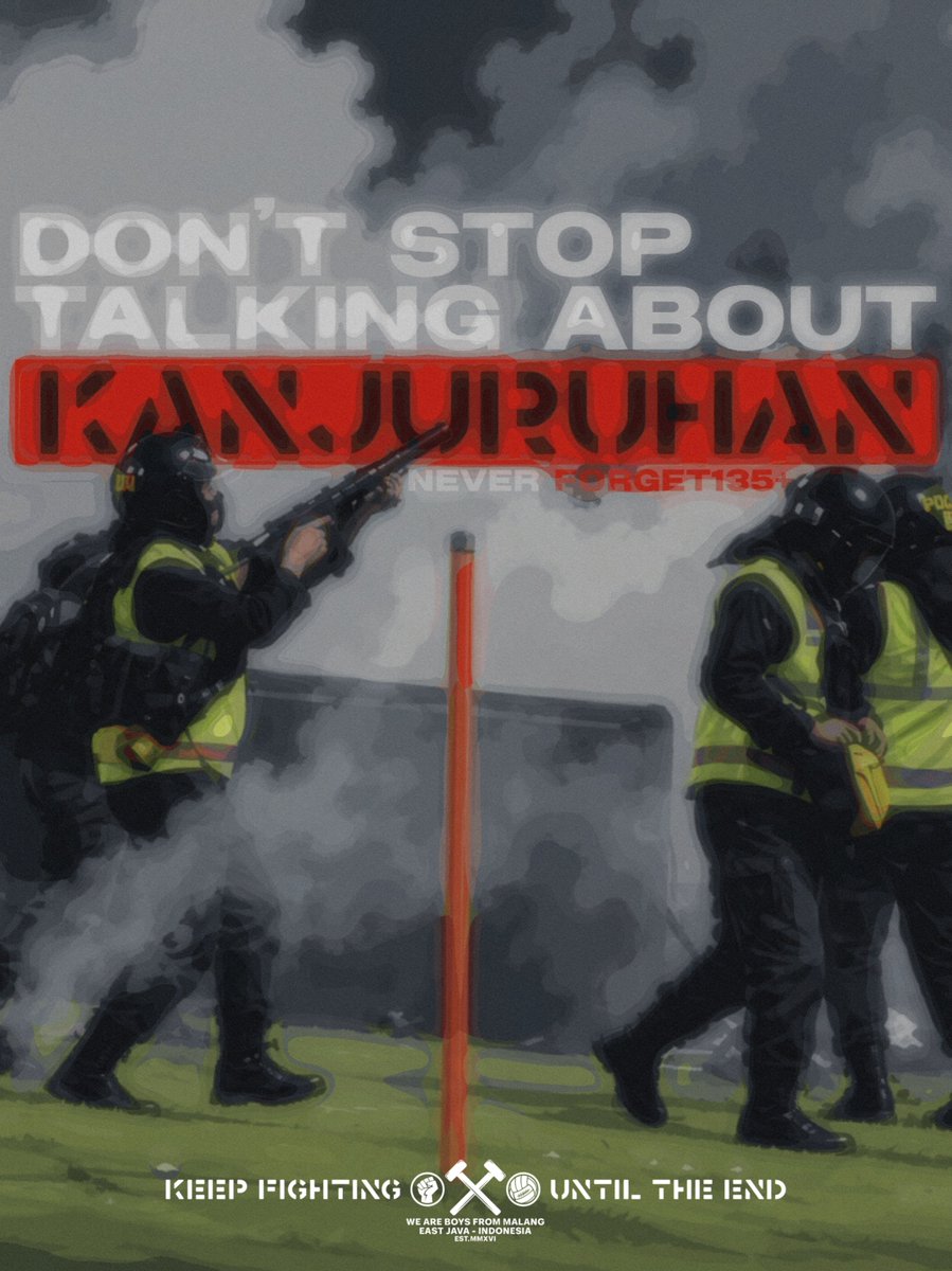 AC13BOYS_MLG's tweet photo. Four years without justice
#neverforget135
#dontstoptalkingaboutkanjuruhan https://t.co/k1bgg3goYn