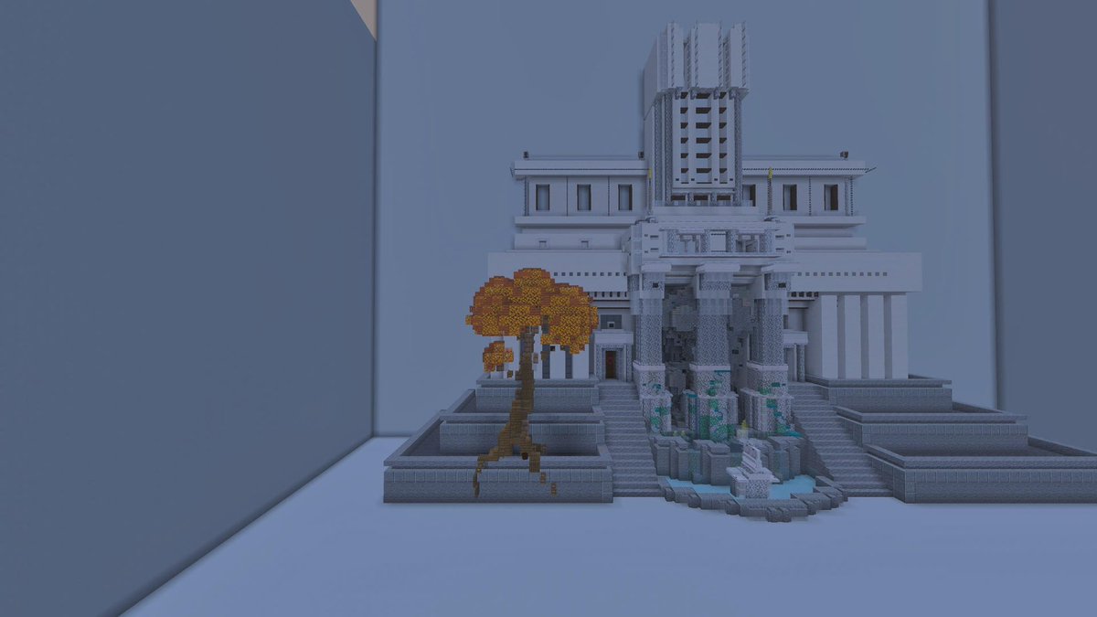 Opeche3's tweet photo. “Futuristic capitol building” #minecraft #minecraftbuilds #minecraftart #minecraftbedrock https://t.co/rK190QYpil