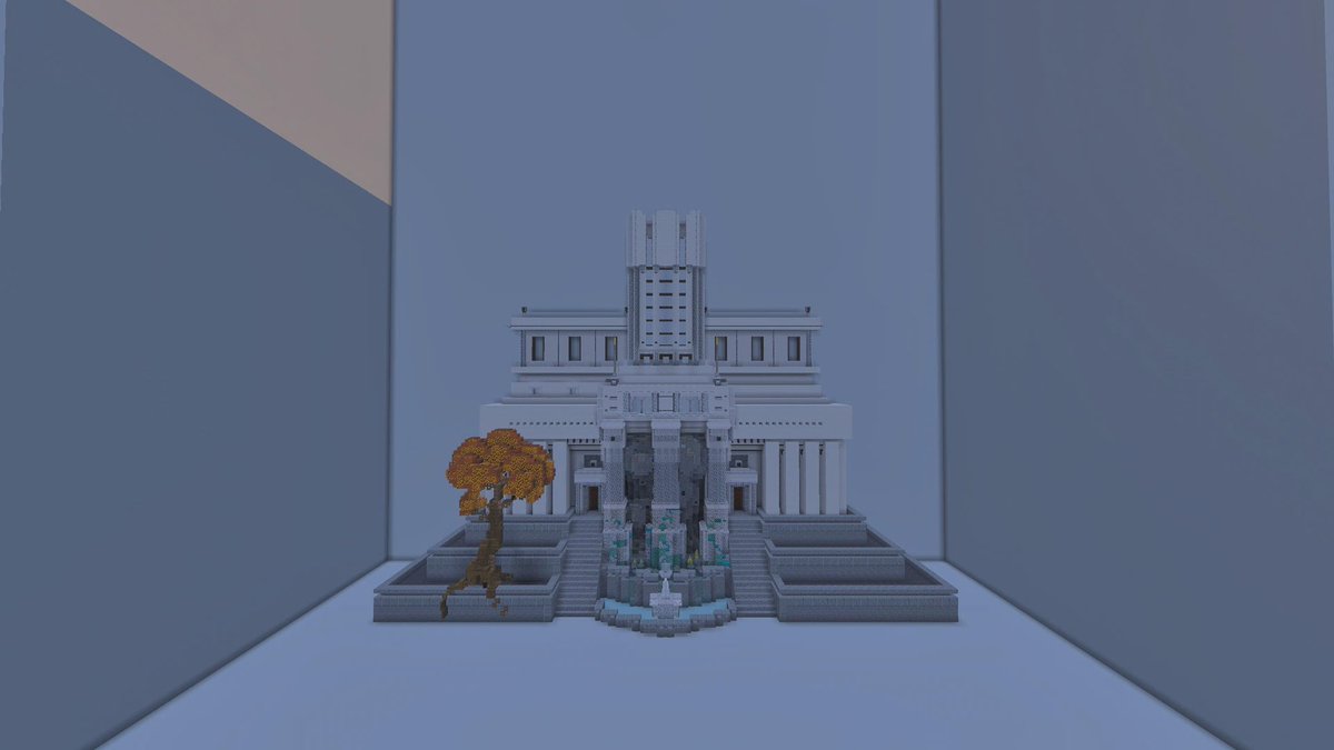 Opeche3's tweet photo. “Futuristic capitol building” #minecraft #minecraftbuilds #minecraftart #minecraftbedrock https://t.co/rK190QYpil