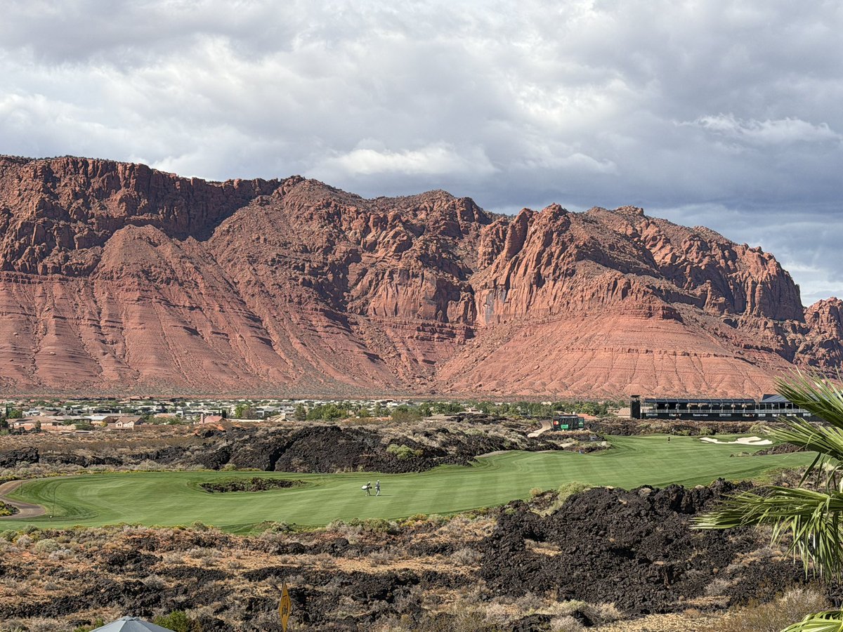 AdamSchupak's tweet photo. Black Desert Resort is something you have to see to believe. My first time as it is for Tony Finau, who said, “If you dropped me here, I would think I might be on a different planet. It’s incredibly cool.” https://t.co/KOyfLhdXTk