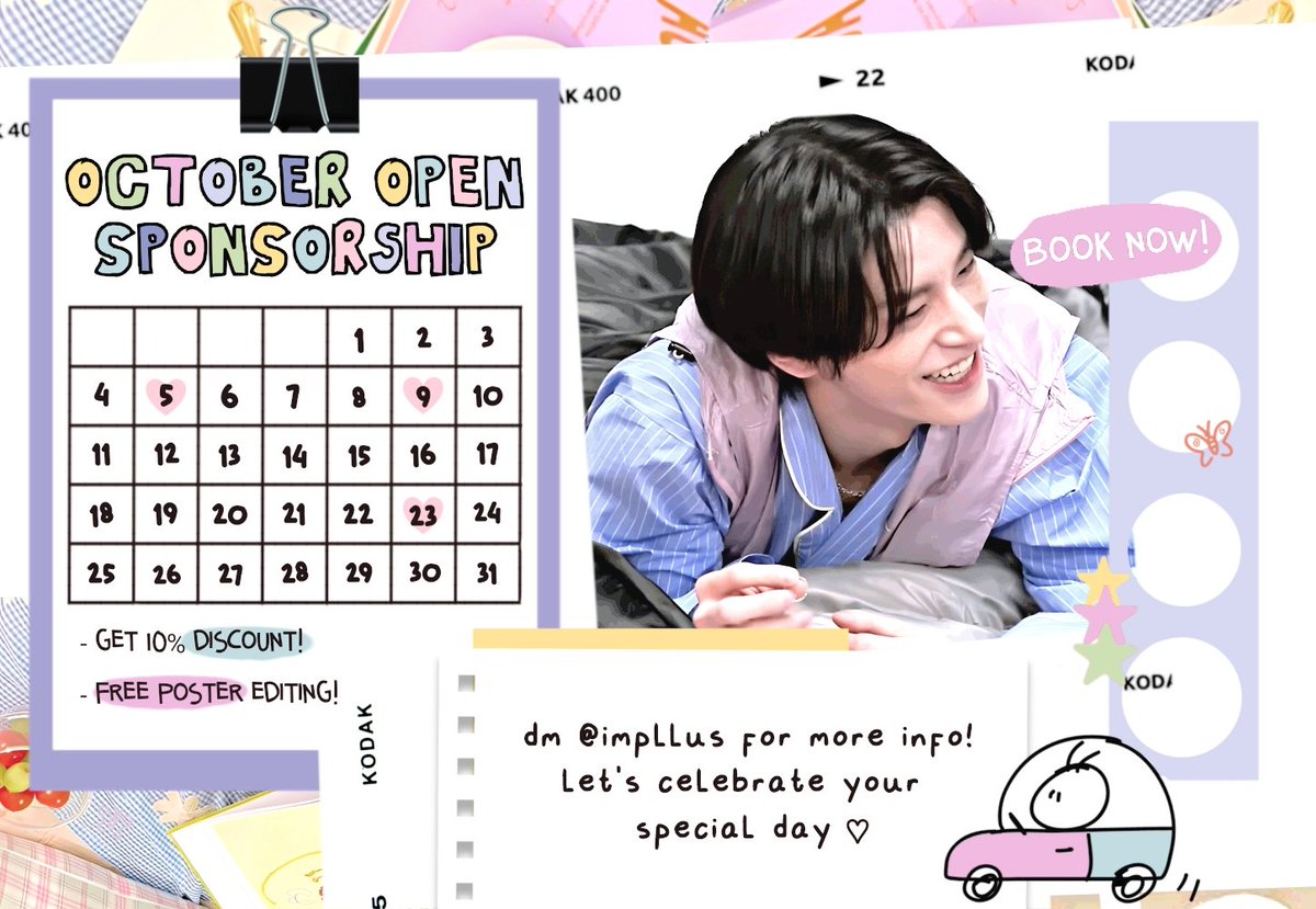 impllus's tweet photo. ദ .. repost would be appreciated, thank you 🧁
#zonauang 

halooo! aku open sponsor untuk bulan < OKTOBER > bisa layout by request maupun layout ready stock 🤩💞  jangan khawatir, bisa dapet free edit poster dan banyak bonus nya loh! yuk book tanggalnyaaa ⭐🛍 https://t.co/LYfxL4mb0a