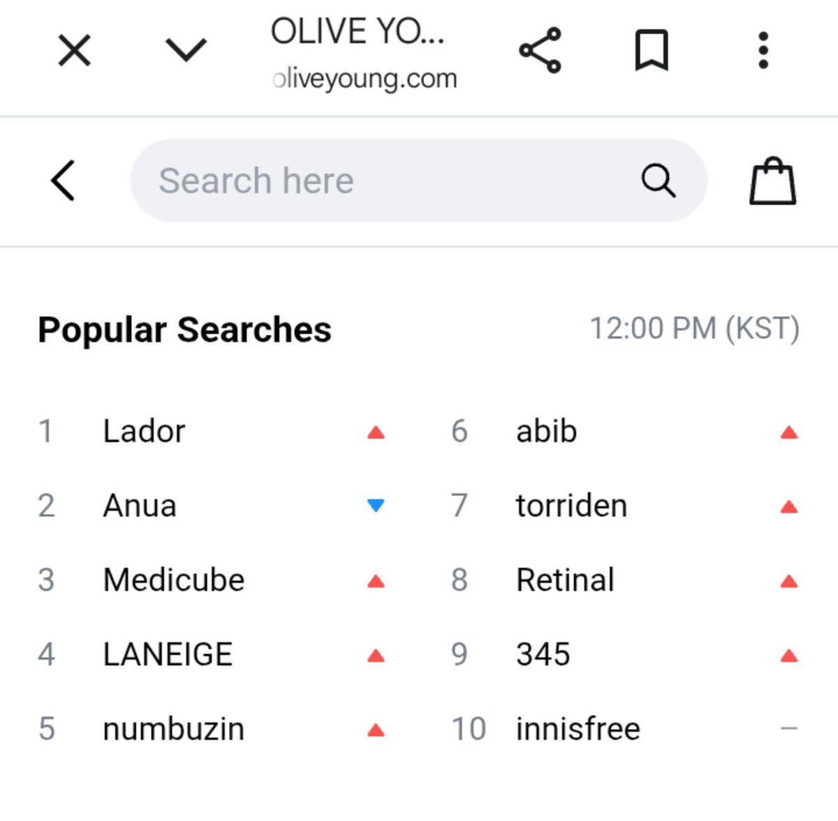 JiminLatinoFB's tweet photo. @lador_official Basto un solo anuncio de Jimin y esto fue lo que pasó ahorita en Olive Young 👊😭 https://t.co/9Ln9BSk4uV