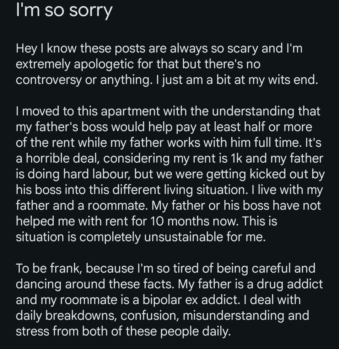 chaichne's tweet photo. I always feel so pathetic and awful writing things out but I am so alone right now it's horrifying https://t.co/7Yfaw64E9P