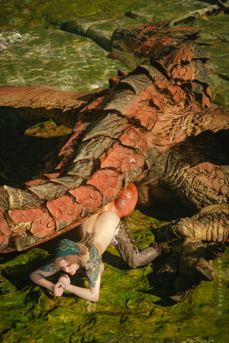 SoullesseVP's tweet photo. Bonding Rituals - Warning! Beast/Monster !
Nesting with my Rath ♥️ Sharing a big Knot 💧
Part 1
#MHWilds https://t.co/d1ekOnsNVC