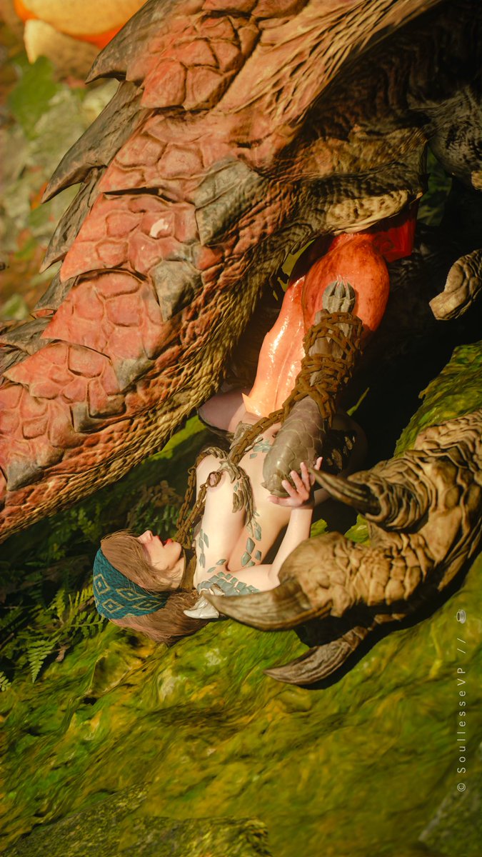 SoullesseVP's tweet photo. Bonding Rituals - Warning! Beast/Monster !
Nesting with my Rath ♥️ Sharing a big Knot 💧
Part 1
#MHWilds https://t.co/d1ekOnsNVC
