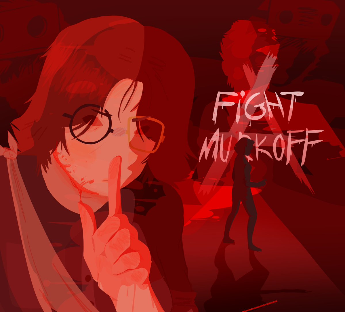 RAND0KITTY's tweet photo. Amelia art.....i lowk don't like this that much but wtv...this felt rushed 💔💔💔 #outlasttwt #outlasttrials https://t.co/vRPsiGj44q