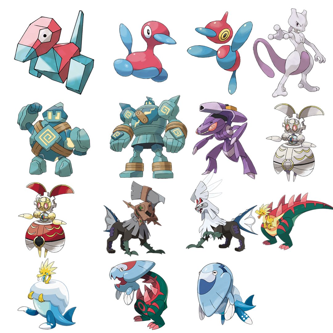 pokekirakira's tweet photo. ガチの人工ポケモン一覧 https://t.co/DRCaT3WK1j