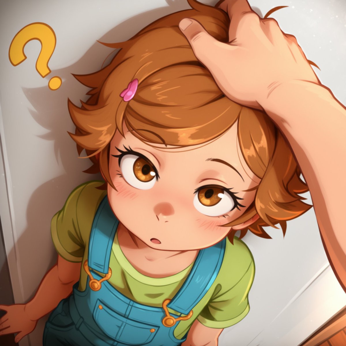 Natekii2's tweet photo. Bonnie is learning to like headpats https://t.co/SrUuTOWyT3