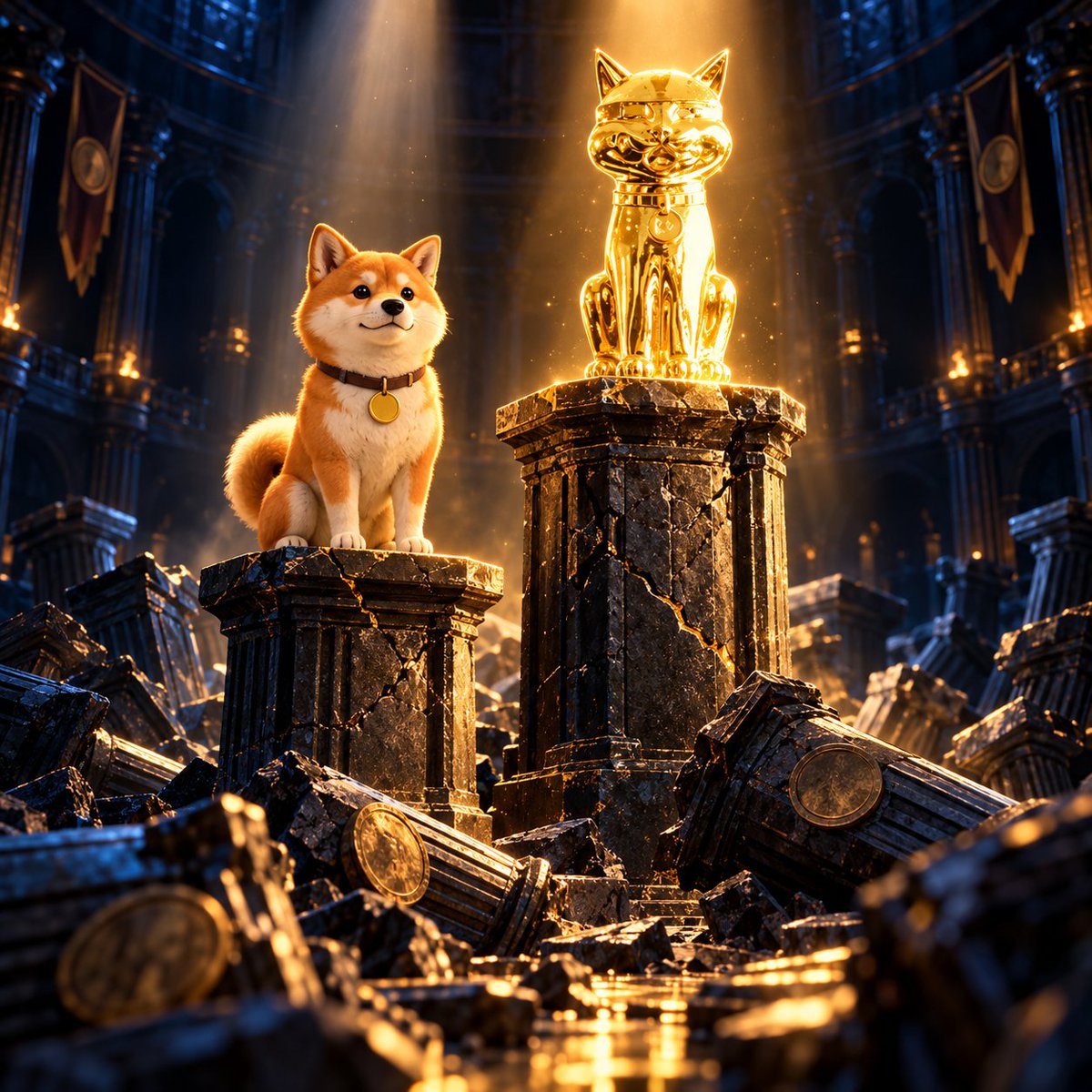 mikeneder's tweet photo. I scrolled the whole Robinhood Chain meme board this week. Two bullish charts. The rest look like hell.

Golden Kitty ($GOLDEN): topped above $6M on Sept 27, retracing, still up about 25% on the week.
Frog In Hood ($FIH): launched July 1, printed a new all-time high on Sept 29, about a $1.1M cap.

Holding the line but not bullish: $KITSU (Vlad's actual dog, about $965K) and $TENDIES (about $9M, down 25% on the week). $ROBINCAT is on MEXC and LBank at a $2.3M cap with zero lore: 'Robinhood introduced a pixelated cat' is the whole story.

Cats are king on this chain. The frog seat is still open: $FIH vs robinhood:0xfde368debe9e80f80785064a65719cec1f809dec, about $1.1M vs $1.6M.

#RobinhoodChain #memecoins