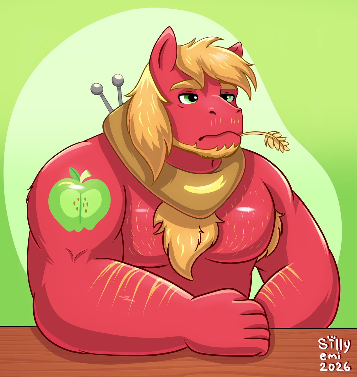 sillyemip3's tweet photo. the big boy big mac from mlp 

#mlp #silly #furry #mlpfim #gay https://t.co/OHghvb0EOR