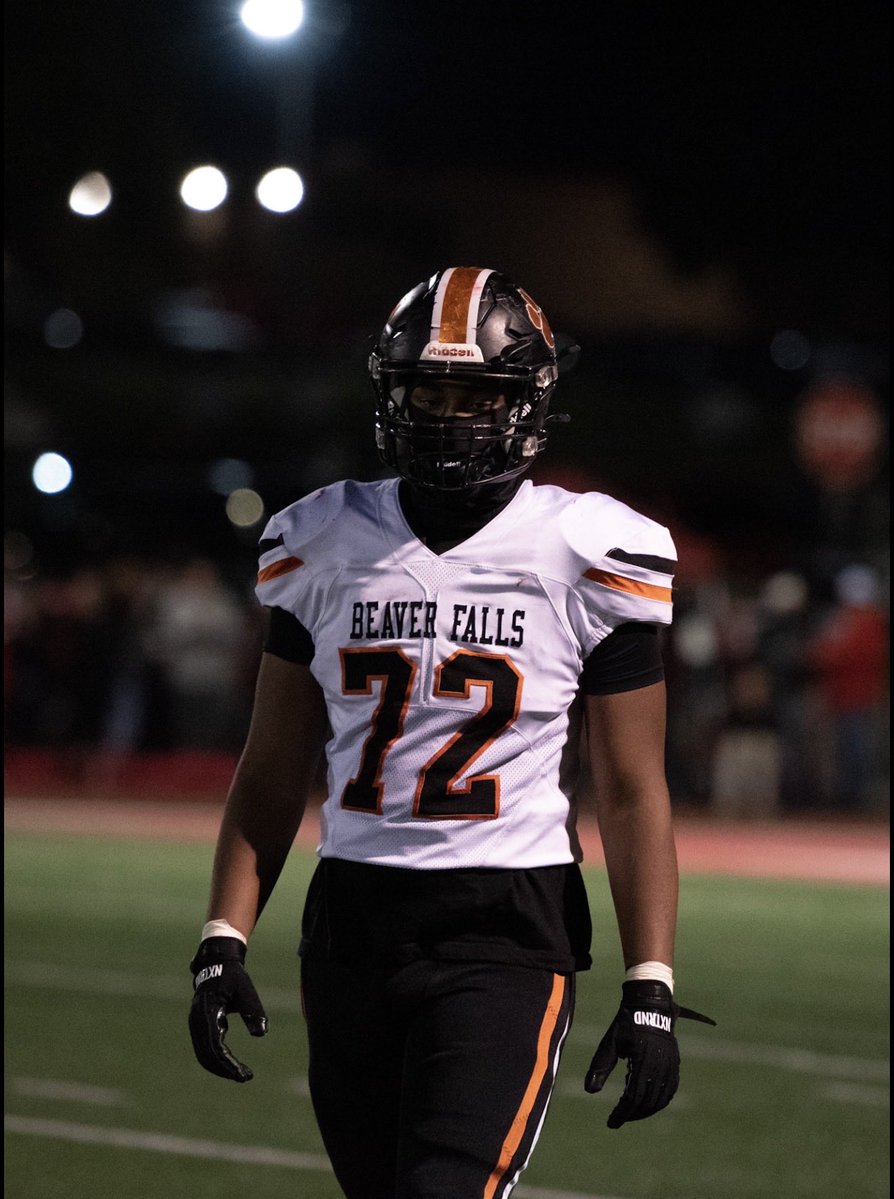 recruitthefalls's tweet photo. Player Profile 

DE/OL Jasir Harris C/O ‘29

6’4 235 lbs

 - Favorite School Subject: Science

-  Biggest Strength: My size and power off the edge, plus I play hard every snap.

- Biggest Influence: Donovan Jeter 

- What Beaver Falls Means to Me: “Playing at Beaver Falls means everything to me. It’s a legacy, and I have to represent the town the right way every time I step on the field.”

- Favorite NFL/College Player: Micah Parsons