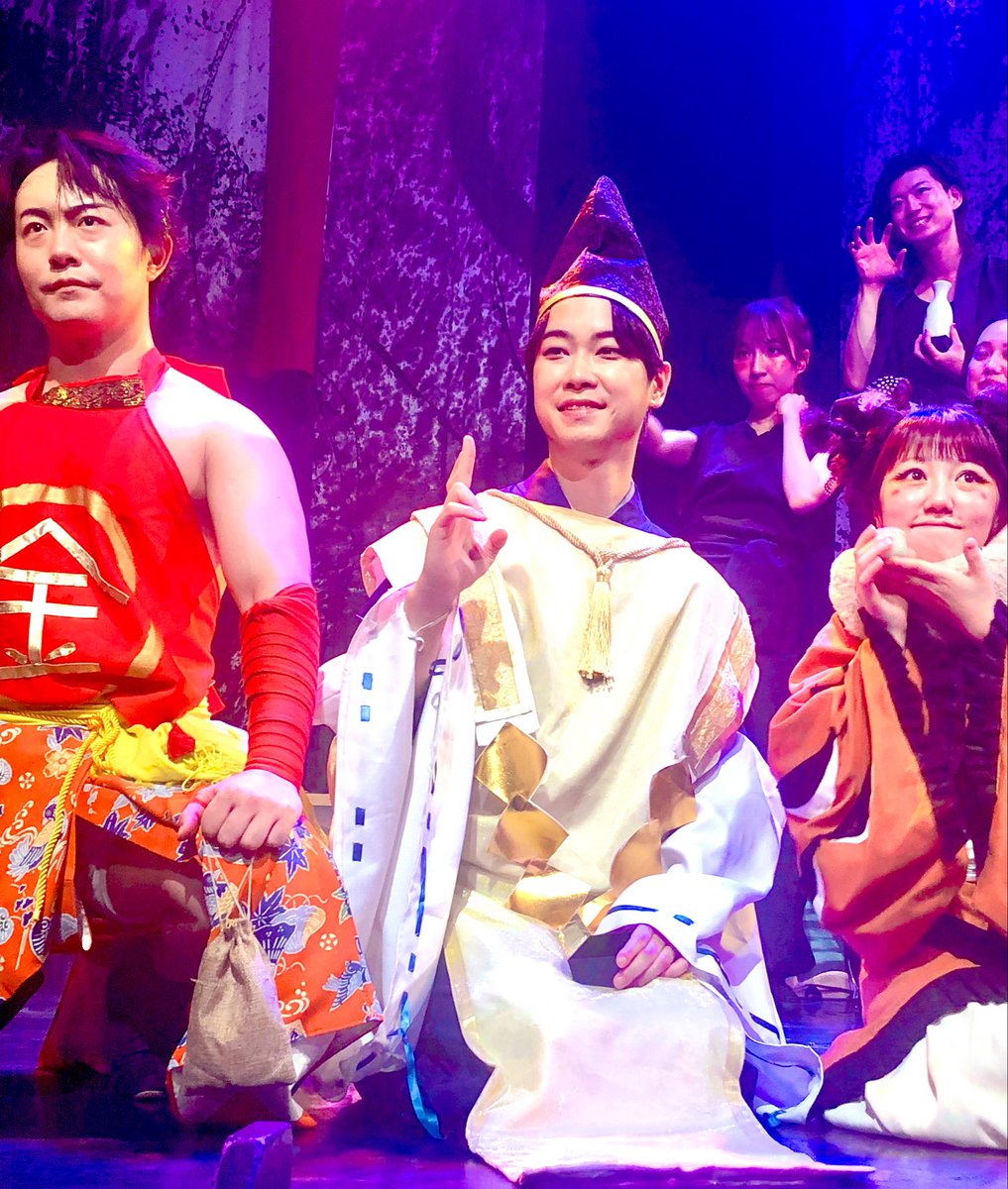 sayu3776's tweet photo. #ビス百花
#紬初陣

素晴らしい紬方∞というのでしょうか
今日の結チーム初陣へ結ばれる
最高の舞台を魅せていただきました
圧倒されっぱなしで…
現実と物語の境界がなくなってゆく感じです
体感すごかったな

晴明役の駿河ヤマトさん
この佇まいですよ…♡ハマり役！
(後で思う存分横になってな♪ https://t.co/ECTq5Ek5ei