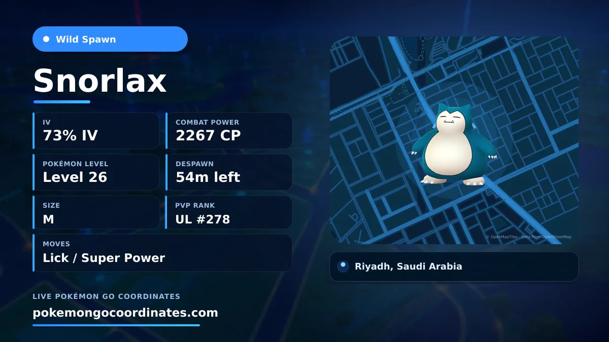 Pokémon GO Coordinates on X: 
