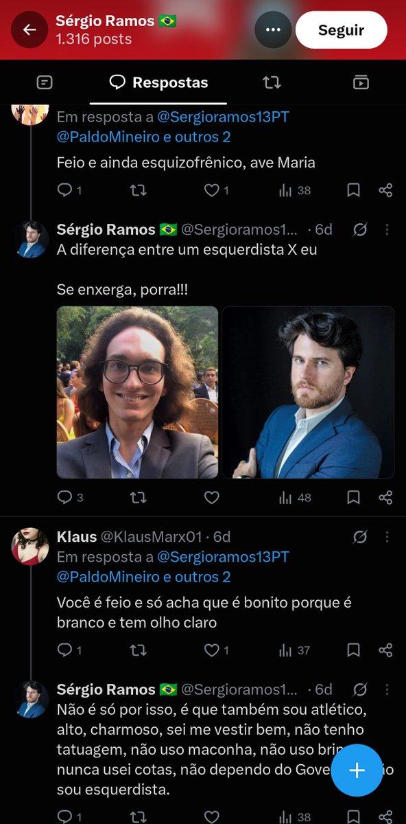 BorisSantonq's tweet photo. @Maria8578Maria @Sergioramos13PT @fefacolorada Nenhuma, porque o perfil é fake. Já trocou a foto de perfil agora que eu denunciei, mas não deletou os comentários antigos. Só denunciem, não respondam https://t.co/TZCmeO0HZs