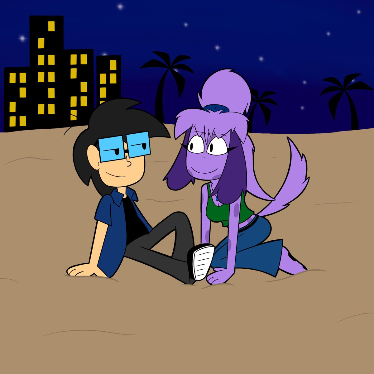 Calvectre's tweet photo. At the beach at night https://t.co/koKknqcaWM
